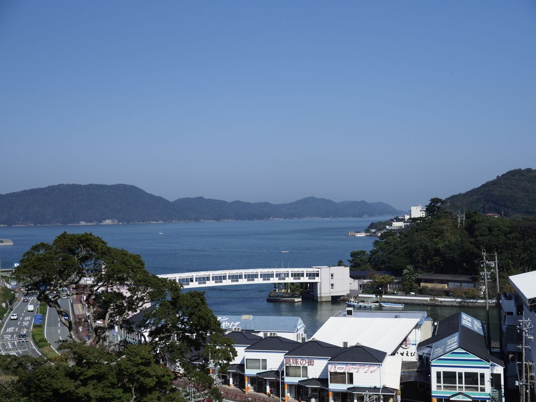 鳥羽城からの伊勢湾